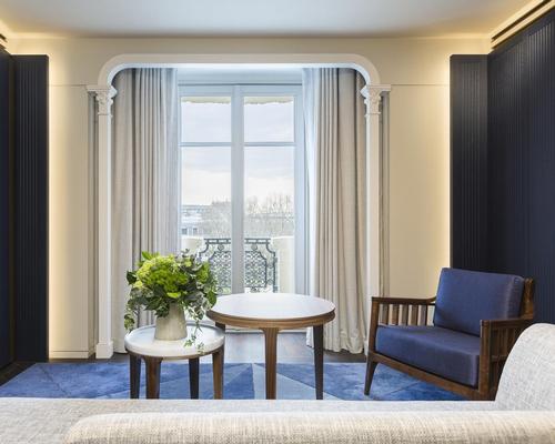 The total number of rooms has dropped from 233 to 184 as Wilmotte has “totally remodeled the space layout”
