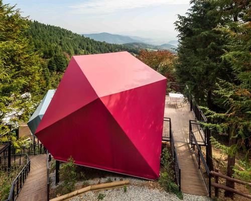 The units are made from a lightweight steel frame, covered with an insulated tent-like fabric
