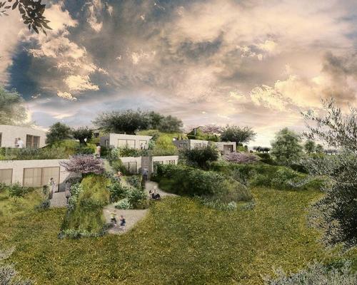Le Colline Incantate (the Enchanted Hills project) has a proposed location in Sirmione, on the south coast of Lake Garda, 