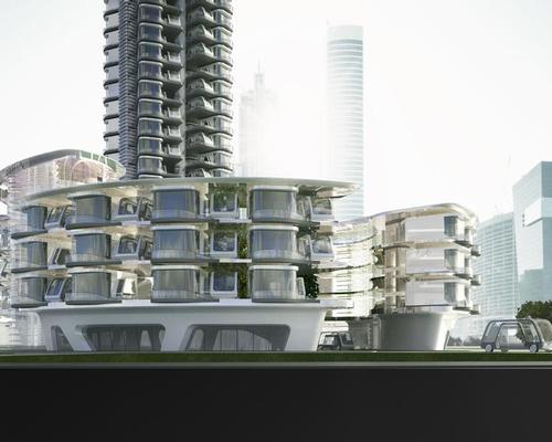 Part rental car and part hotel room, The Autonomous Travel Suite is “equipped with basic sleeping, working and washroom functions