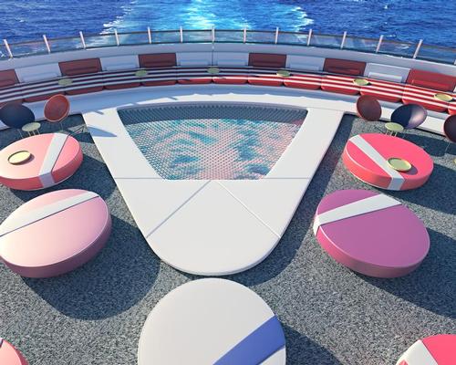 Renderings from the latest Sir Richard Branson project, Virgin Voyages (a rebrand of the former Virgin Cruises), show a heavy wellness focus in its public areas.