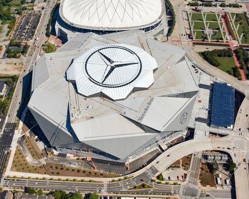 The eight petals are made from ethylene tetrafluoroethylene (ETFE) that move together along 16 individual tracks