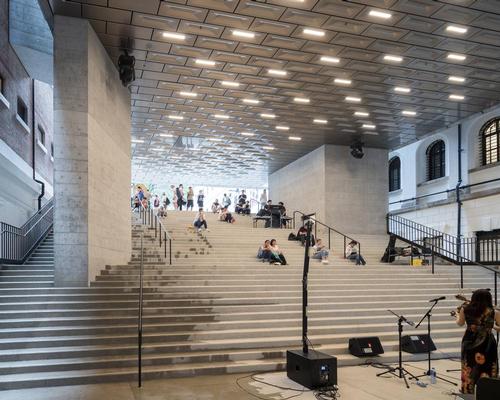 In its entirety, the complex spans around 28,000sq m (301,000sq ft) and also includes two large outdoor areas