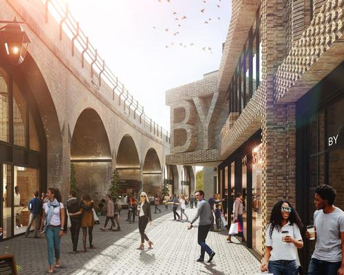 The brick-built railway viaducts will be opened up for pedestrian lanes to allow for ease of passageway