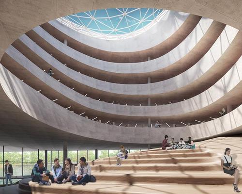 A youth a library, museum and music performance centre are also included in the proposal’s legacy offering / Benthem Crouwel