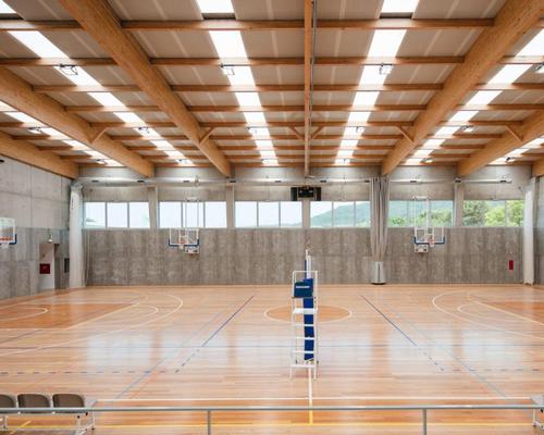  The whole sports floor inside measures at 7,000sq ft (650sq m) in area