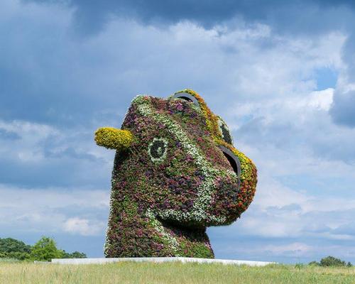 230 acres of landscaped meadows, woods and streams were created by PWP Landscape Architecture