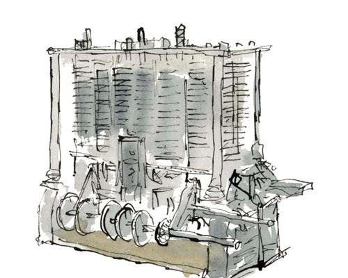 His Lovelace depiction also shows Charles Babbage’s Analytical Engine
