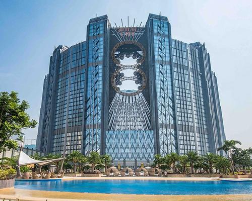 The cinematically-themed 1,600-bedroom gaming and leisure destination resort from Melco Crown Entertainment opened to the public on 27 October / Goddard Group