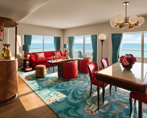 The Faena Hotel features what promises to be stunning interiors designed by filmmaker Baz Luhrmann and his wife, Academy Award-winning costume designer Catherine Martin / Faena