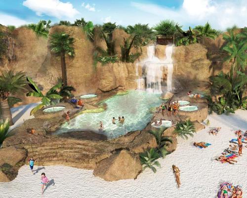 The jungle will bring lagoons, beaches, caves, mazes and waterfalls to the heart of London next winter
/ Strong & Co 