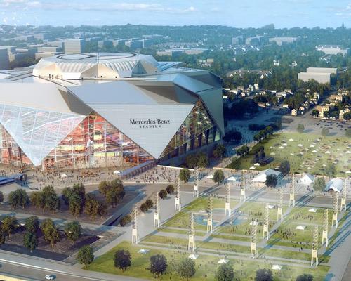 The Mercedes-Benz Stadium has been billed as 'a new standard in stadium design and fan experience' / Mercedes Benz Stadium
