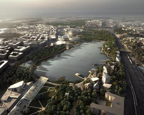 Danish company COBE and Finnish studio Lundén Architecture have worked alongside Helsinki branding company N2 to visualise a new look for the bay / COBE/visualisation by Luxigon