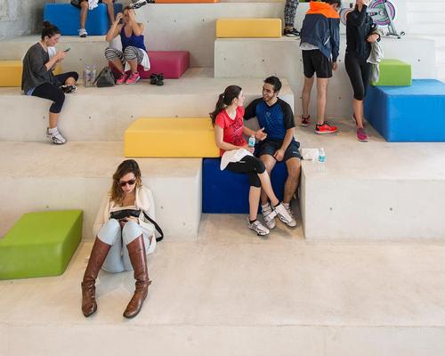 The designer said: 'Síclo is like a public plaza where day-to-day encounters give life to a space' / Jaime Navarro Soto