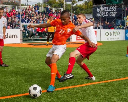 Last year's edition of the Homeless World Cup was held in Amsterdam, the Netherlands / Homeless World Cup