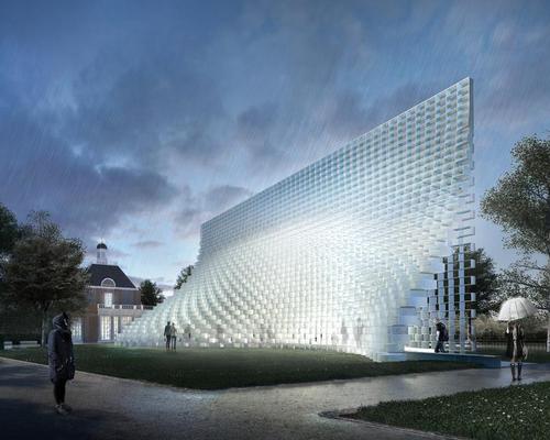 Ingels said the unzipping of the wall 'turns the line into a surface, transforming the wall into a space' / Bjarke Ingels Group