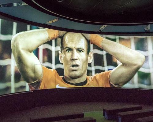 The museum’s cinema uses a panoramic shooting technique / FIFA