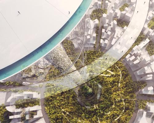 The Mile vertical park, by Carlo Ratti, would be covered by plants and inhabited by hundreds of animal species / Carlo Ratti Associati 