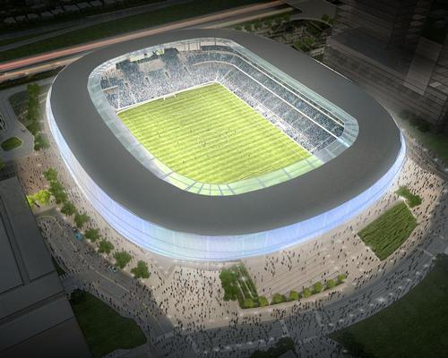 The stadium is expected to be built in time for the 2018 MLS season / Populous
