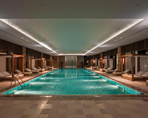 The swimming pool at the Boulevard Hotel / Michael Franke