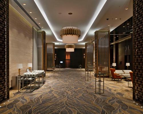 Warm, toned colours such as walnut, gold leaf and bronze are used throughout the Boulevard Hotel
/ Michael Franke