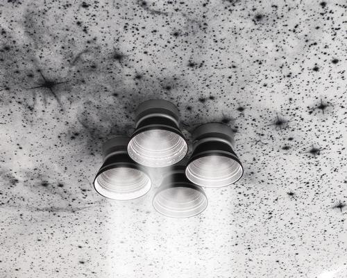 The room's spotlights are inspired by rockets / Michael Najjar 