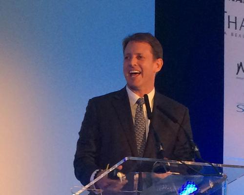 McCarthy spoke about positive leadership in spas and hospitality at the Professional Spa and Wellness Conference in London 