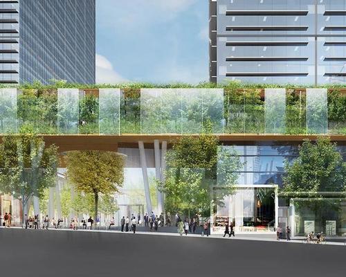 The sky garden will be elevated above Collins Street and a public plaza below / Lendlease