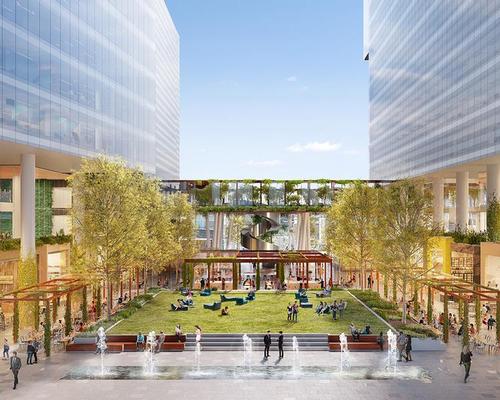 Lendlease are also developing Melbourne Square, another large area of public realm / Lendlease