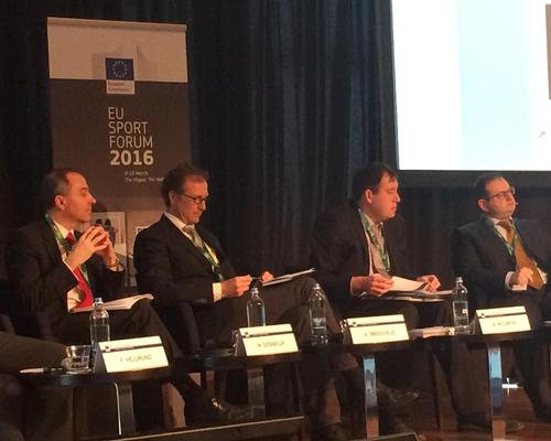 The panel talked about the challenges for grassroots clubs when accommodating refugees and migrants