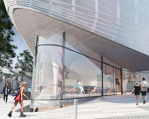 The park, located near Folkestone's creative quarter, has been designed to reinvigorate the town / Guy Holloway Architects
