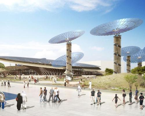 Grimshaw's pavilion will become a long-term 'cluster' complex devoted to innovation / Expo 2020 Dubai