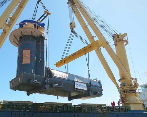 The 400-ton megastructure was created over 10 months in New Zealand and Japan and has now been transported to the resort in Lhaviyani Atoll / Hurawalhi Island Resort & Spa