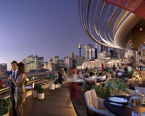 A rooftop restaurant and bar will overlook Sydney / Lendlease