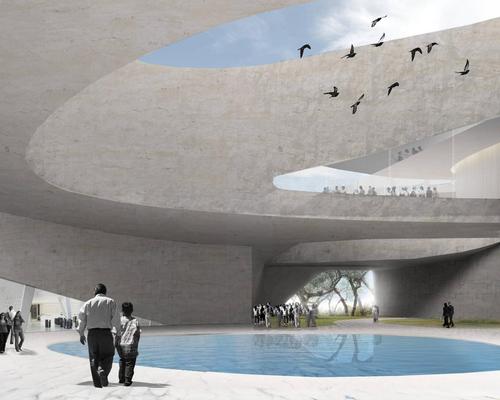 According to Snøhetta, the design 'marries traditional methods of Spanish colonial planning with the natural phenomena found in the sunken pools and ravines of Jalisco' / Snohetta