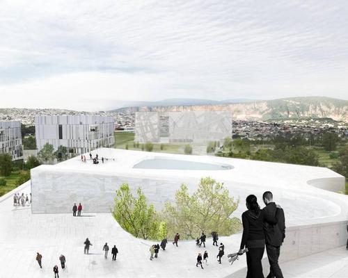 The roof of the museum will also be accessible, with a restaurant and aviary drawing visitors upwards