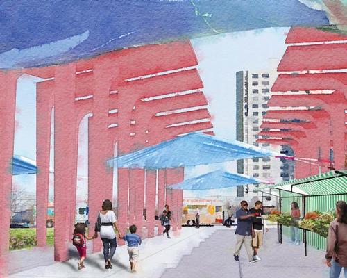 David Adjaye leads top team of international artists to create 30ft Art Wall for Newark
