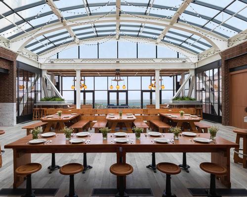 Cindy's Rooftop restaurant by Roman and Williams Buildings and Interiors / Cindy's