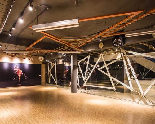 The architects said Moksha 'is a study of what fitness design out to be' / Studio Ardete
