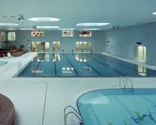 The studio said: 'We have designed the swimming pools hall as a brightly-lit, peaceful space suitable for relaxation' / Hélène Binet