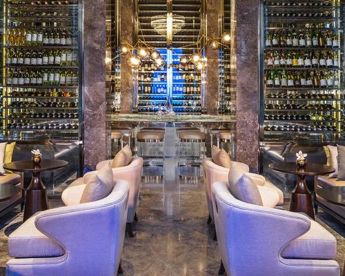 The resort features a St Regis Bar with over a thousand bottles of wine / St Regis