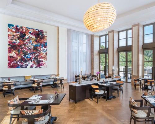 Large windows take advantage of the stunning surrounding views / St Regis
