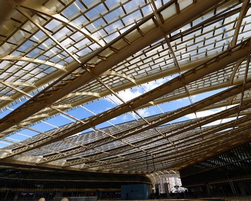 Patrick Berger has described the roof as a 'translucent envelope' / Francois Mori/AP/Press Association Image