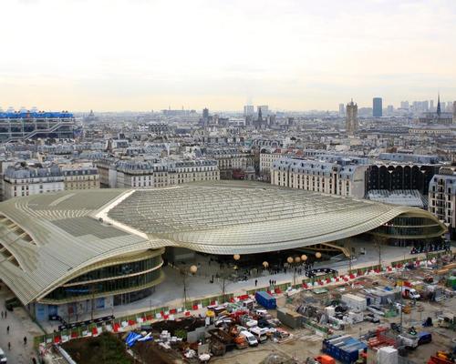 €1bn Les Halles revamp unveiled in Paris with sweeping golden roof canopy