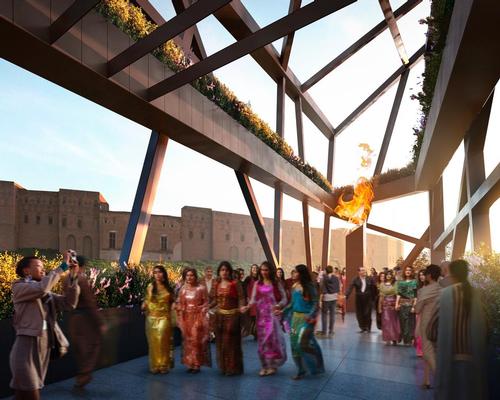 Libeskind said: 'The museum aims to convey the spirit of the Kurdish people, their rich culture and the future of Kurdistan' / Hayes Davidson