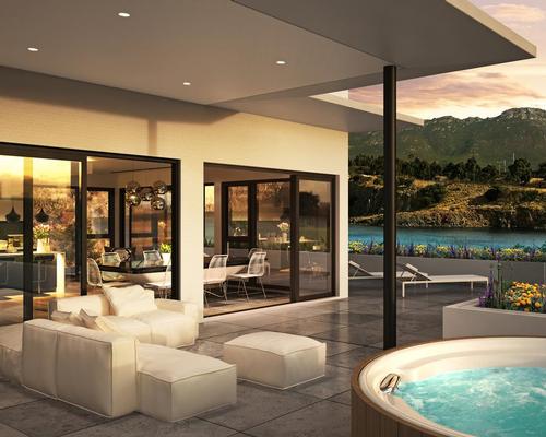 Luxury apartments will be located alongside leisure and sports facilities in the eco-village / Blue Rock