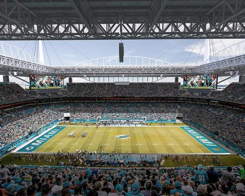 The new canopy will cover 92 per cent of spectators in shade / Miami Dolphins