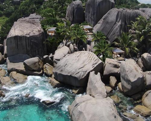 The 7,000sq ft (650sq m) Six Senses Spa will be spread over 19,000sq ft (1,765sq m) of towering rocks, boulders and oceanfront, and is designed to accentuate the island’s natural geography