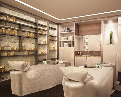 With interiors by AK Interior Design, the spa will be managed by Resense and include six treatment rooms: four singles, one double and one suite