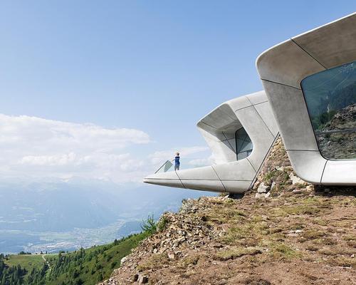 The project architect said: 'The MMM Corones attracts another type of visitor to the mountain: those who want to see the architecture, as well as the exhibition' / Zaha Hadid Architects